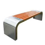 Stainless Steel Outdoor Park Bench