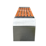 Stainless Steel Outdoor Park Bench