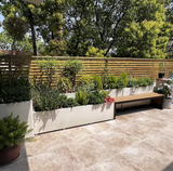 Flower Planters with Comfortable Bench for Outdoor and Indoor Use Stylish Patio Furniture