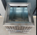 Public Area Waste Container - Outdoor Freestanding Waste Bin for Recycling Station and Commercial Needs