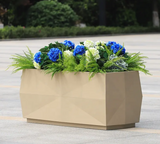 Outdoor Metal Planters Office Flower Box Garden Flower Pot Decorative Park Planters for Street
