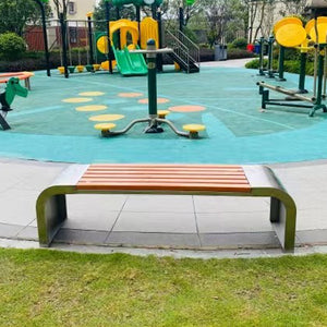 Stainless Steel Outdoor Park Bench
