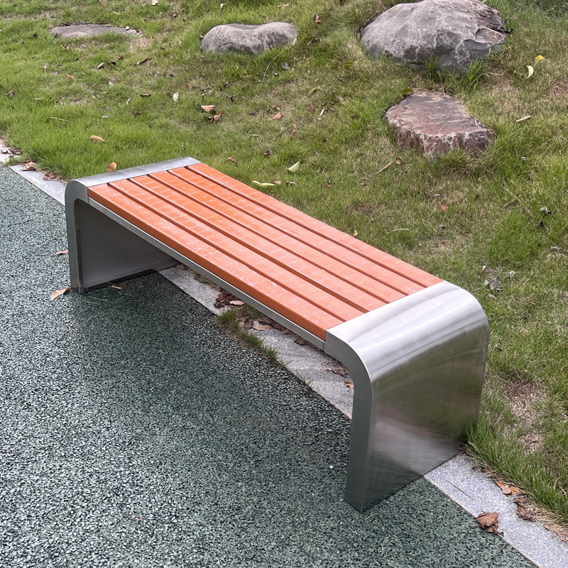 Stainless Steel Outdoor Park Bench
