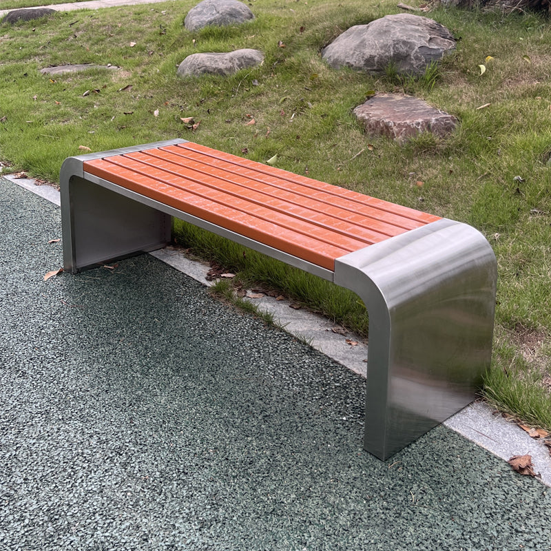 Stainless Steel Outdoor Park Bench