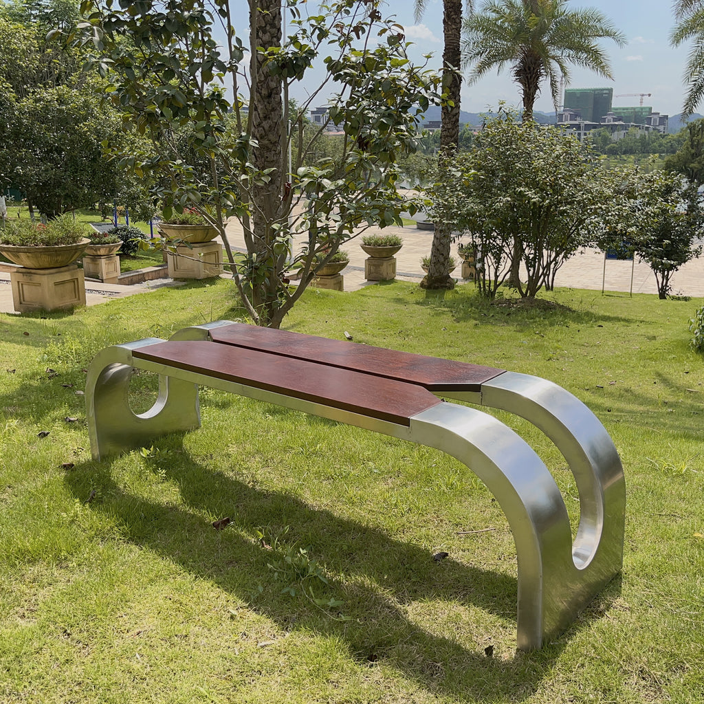 Outdoor park bench seating chair