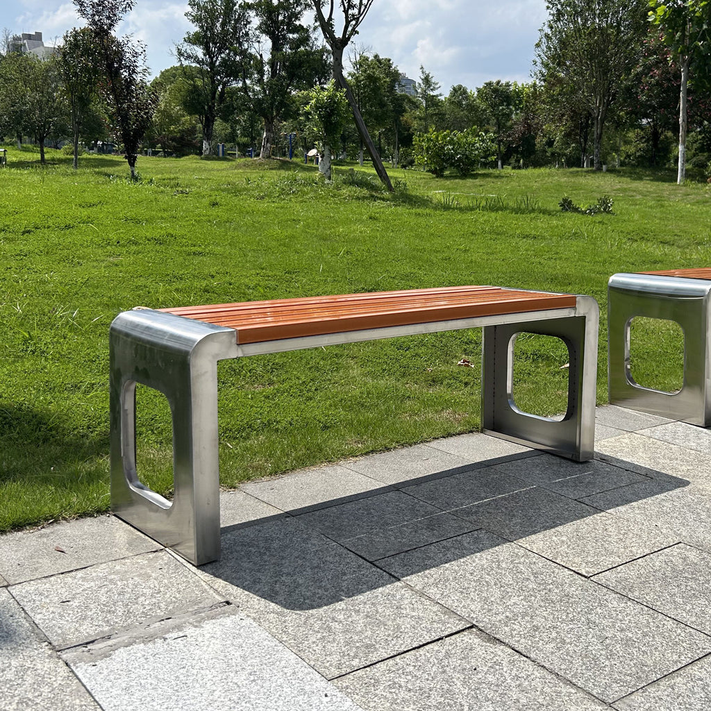 Outdoor park bench seating chair