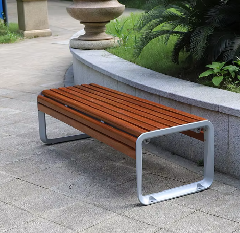 Durable Rain-proof Sun-Proof Aluminum Plastic Wood Patio Furniture Outdoor Park Bench Seat Street Bench