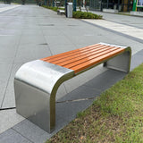 Stainless Steel Outdoor Park Bench