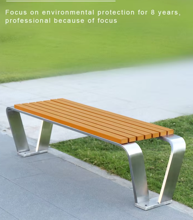 Wholesale Outdoor Park Bench Street Rest Long Benches Community Wooden Seating Bench for Public Use