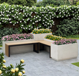 Flower Planters with Comfortable Bench for Outdoor and Indoor Use Stylish Patio Furniture