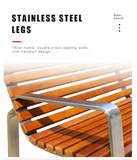 Outdoor Park Bench Wooden Seating Chair