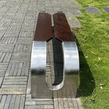 Outdoor park bench seating chair