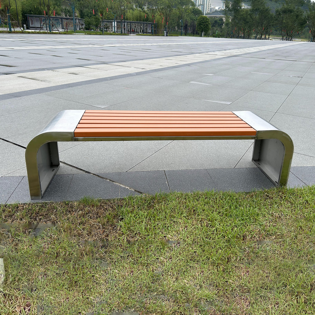 Stainless Steel Outdoor Park Bench