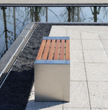 Outdoor Park Bench Wooden Seating Chair