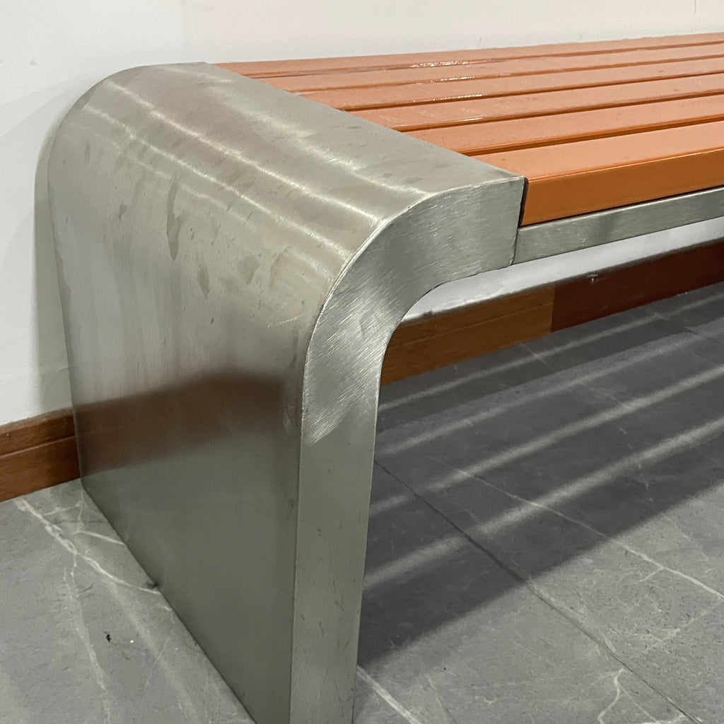 Stainless Steel Outdoor Park Bench