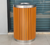 Durable Outdoor Metal Bin - Factory Wholesale Metal Trash Bin for Street Public Garbage and Commercial Use