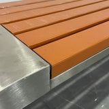 Stainless Steel Outdoor Park Bench