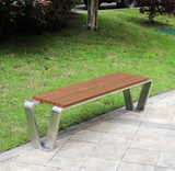 Wholesale Outdoor Park Bench Street Rest Long Benches Community Wooden Seating Bench for Public Use