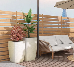 Outdoor Metal Planters Office Flower Box Garden Flower Pot Decorative Park Planters for Street