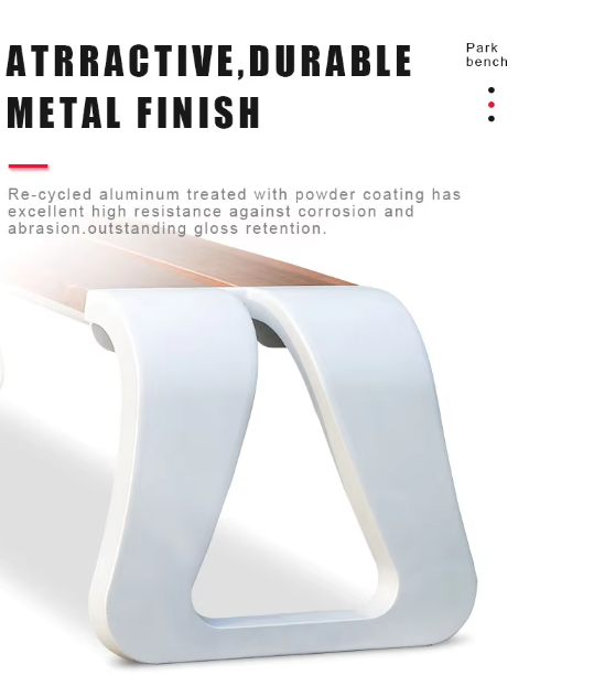 Outdoor Park Bench Wooden Seating Chair