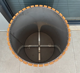 Durable Outdoor Metal Bin - Factory Wholesale Metal Trash Bin for Street Public Garbage and Commercial Use