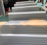 High-End Ergonomic Outdoor Bench Wood-Plastic Patio Garden Seating with Galvanized Steel Frame for Urban Commercial Spaces