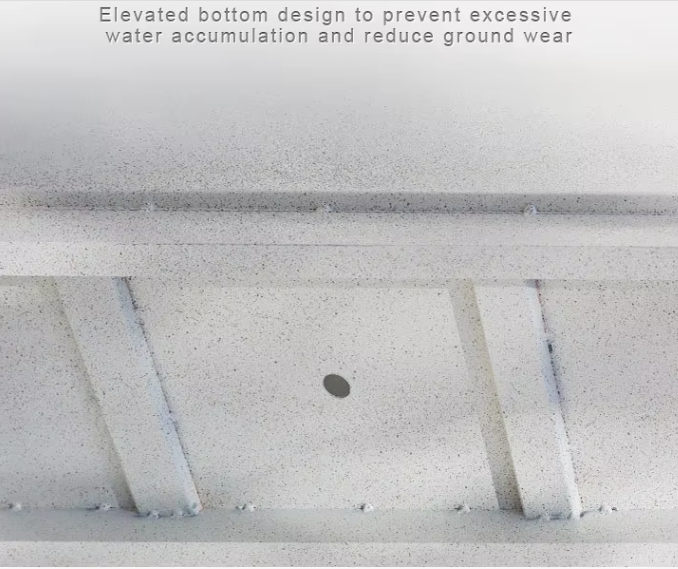 Rectangle Shape Flower Pots Glowing Garden Pots Large White Steel Planters for Outdoor Plant