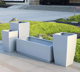 Outdoor Metal Planters Office Flower Box Garden Flower Pot Decorative Park Planters for Street