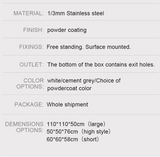 Hotel Metal Planter Box Commercial Flower Pots Pretty Indoor Office Tall Rectangle Flower Planters Outside