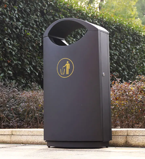Eco-Friendly street metal rubbish recycling garbage bin