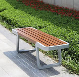 Outdoor park bench