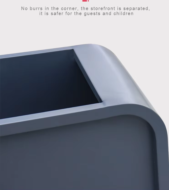 Rectangular Rusted Garden Flower Pot for Outdoor Planting for Coffee Shops Hotels and Shopping Malls