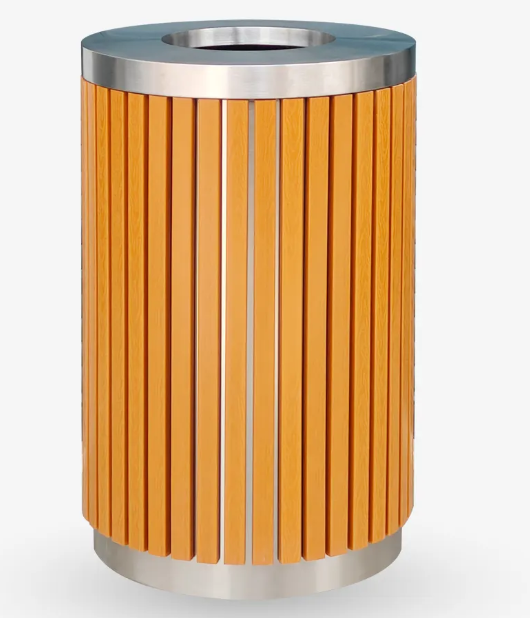 Durable Outdoor Metal Bin - Factory Wholesale Metal Trash Bin for Street Public Garbage and Commercial Use