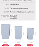 Outdoor Metal Planters Office Flower Box Garden Flower Pot Decorative Park Planters for Street