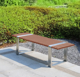 Outdoor park bench