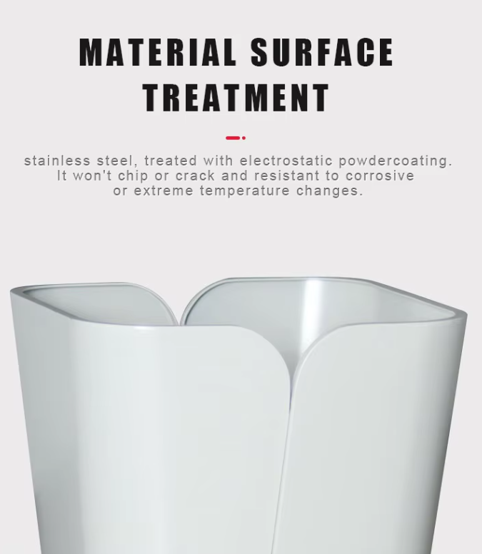 Hotel Metal Planter Box Commercial Flower Pots Pretty Indoor Office Tall Rectangle Flower Planters Outside