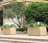 Outdoor Metal Planters Office Flower Box Garden Flower Pot Decorative Park Planters for Street