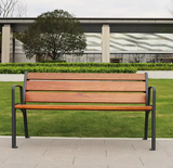 Outdoor park bench