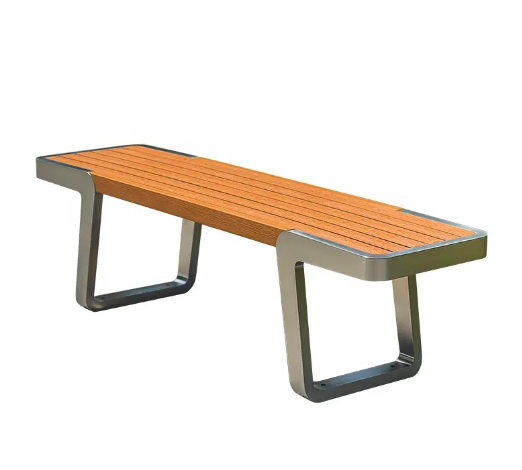 Outdoor park bench