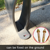 Modern Park Bench Outdoor Stainless Steel Leisure Wooden Garden Bench Stainless Steel Outdoor Bench Seat with Backrest