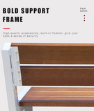 Heavy Duty Metal Urban Outdoor Seating Benches Knock-down Solid Wood Park Waiting Street Patio Benches