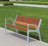 Outdoor park bench