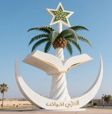 Customized fiberglass sculptures for the school, as well as indoor and outdoor landscape sculptures