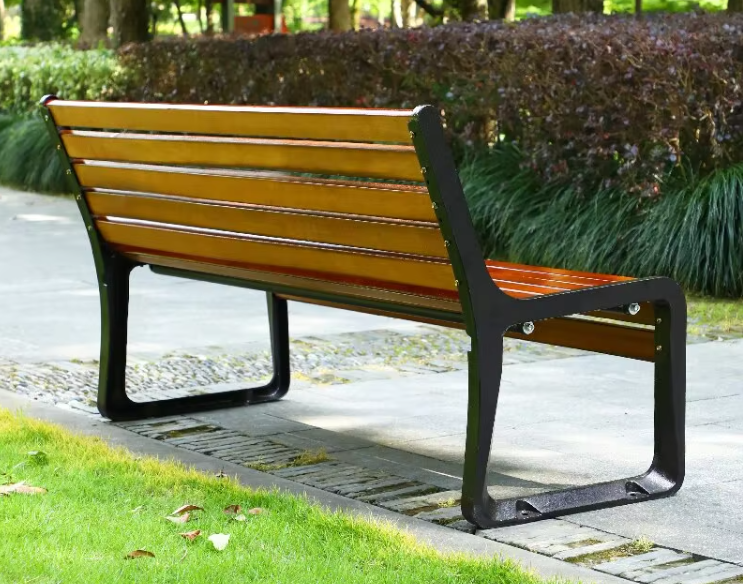 Factory Price Pineapple Grid Chair Surface Cast Aluminum Chair Legs Outdoor Garden Benches