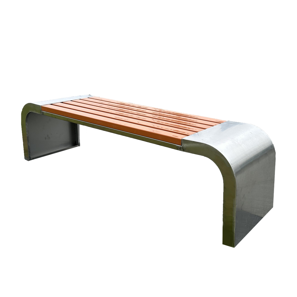 Stainless Steel Outdoor Park Bench