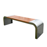 Stainless Steel Outdoor Park Bench