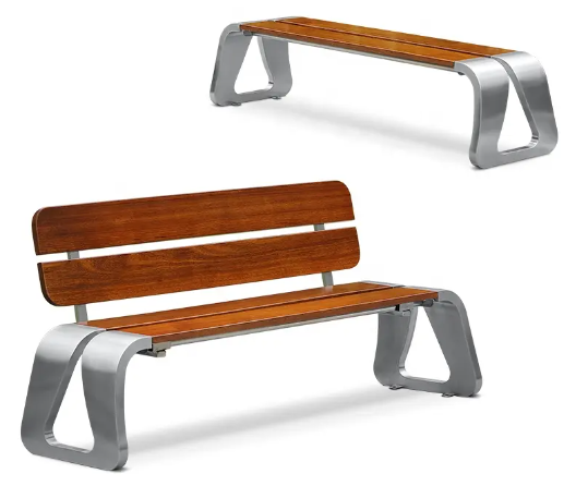Outdoor Park Bench Wooden Seating Chair