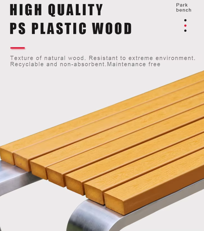 Wholesale Outdoor Park Bench Street Rest Long Benches Community Wooden Seating Bench for Public Use