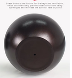 HOT Round Shape Aluminium Planter High Quality Planter Box White Flower Pot