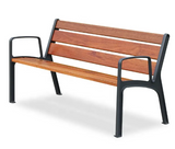 Outdoor park bench